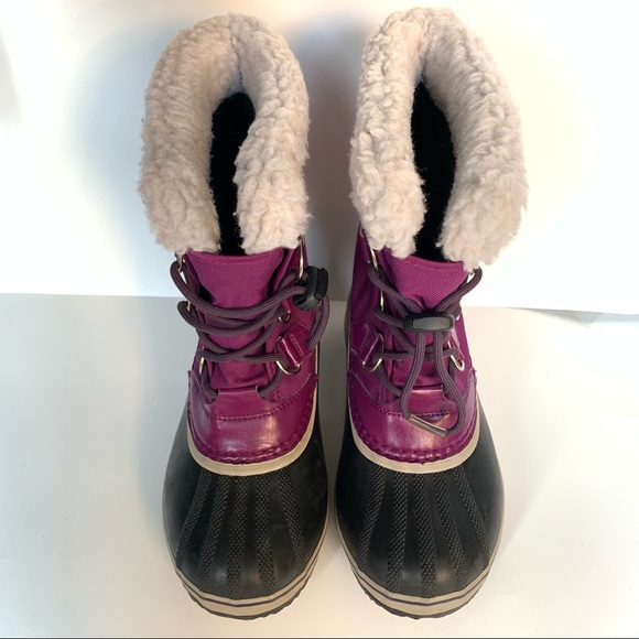 Sorel Yoot Pac Nylon Children Winter Boots  Waterproof Snow boots Size 4 EUR 35 - Picture 7 of 11